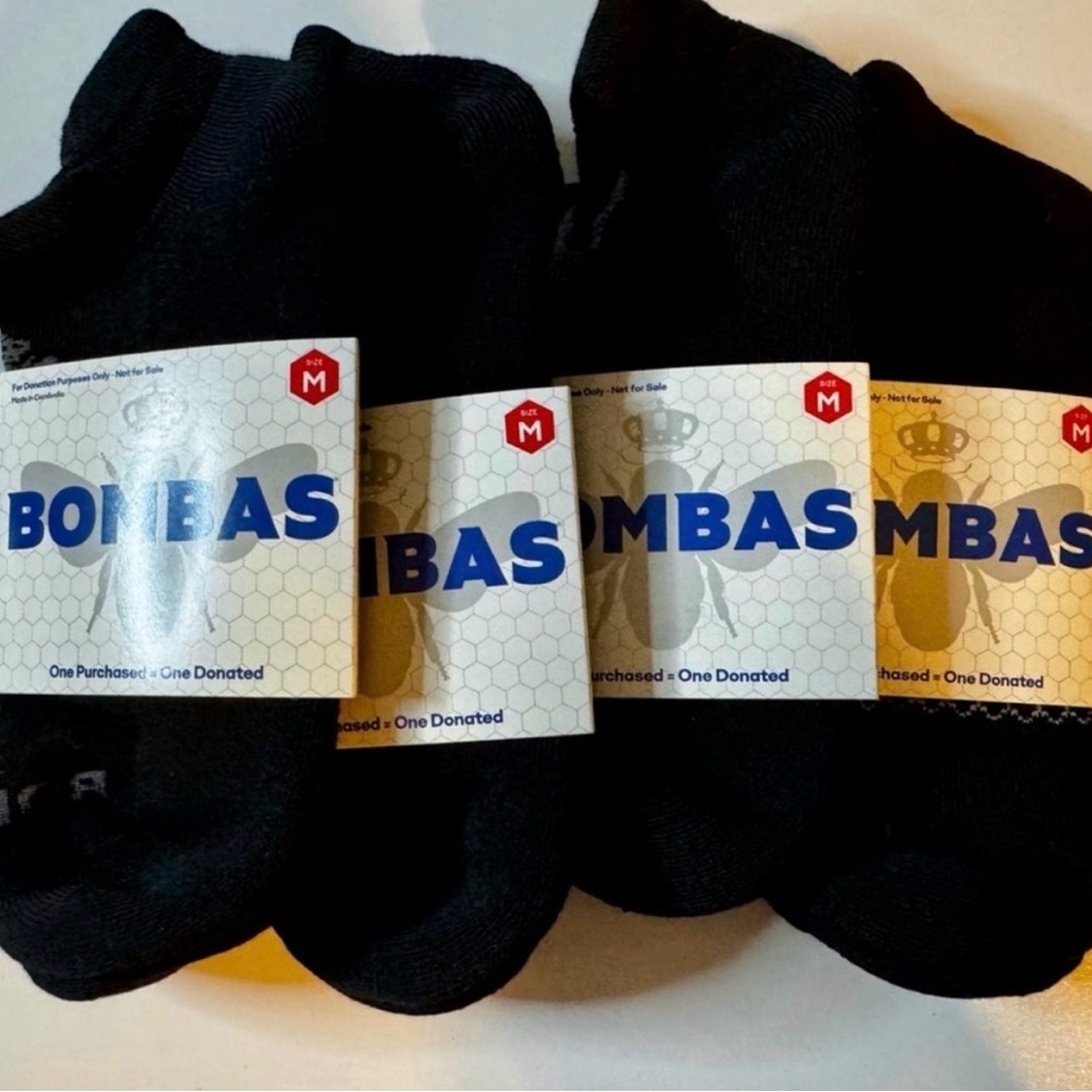 4 for less than the price of 1! NWT 4-pack Bombas Ankle Socks / FIRM PRICE / Med - Picture 5 of 5